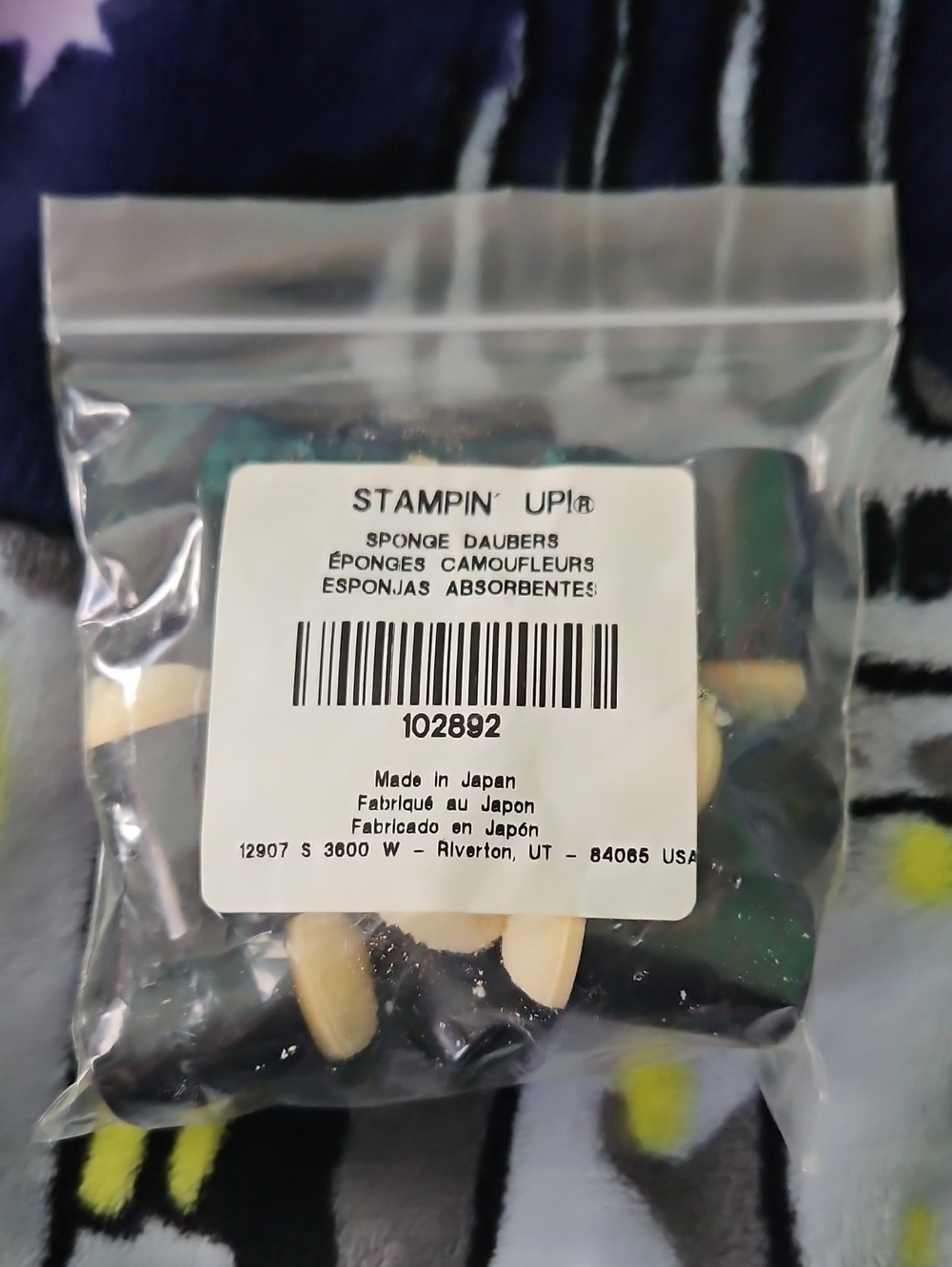 Stampin' Up! Sponge Daubers - Green and Black